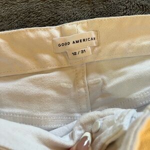 Off white jeans good Pettit straight jeans  from good American no rips or stains